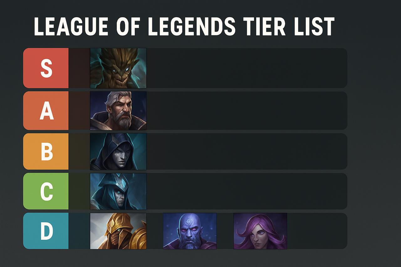 League of legends tier list - a guide to the current meta