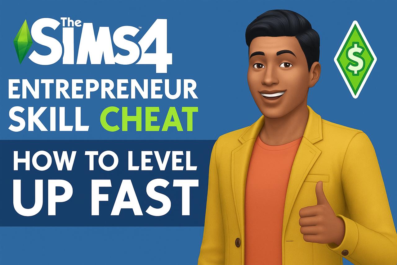 Sims 4 entrepreneur skill cheat - how to level up fast