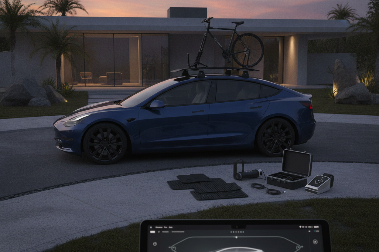 De bästa tillbehören till Tesla Model 3 Highland: Maximera din körupplevelse