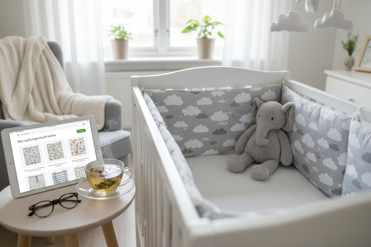 Find Det Perfekte Spjälsängsskydd Online til Din Baby